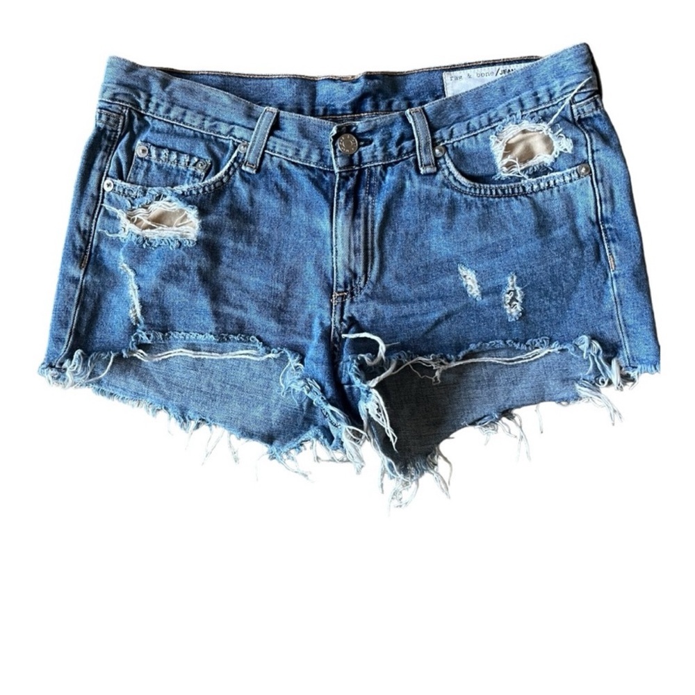 Rag & Bone distressed jeans shorts 27
